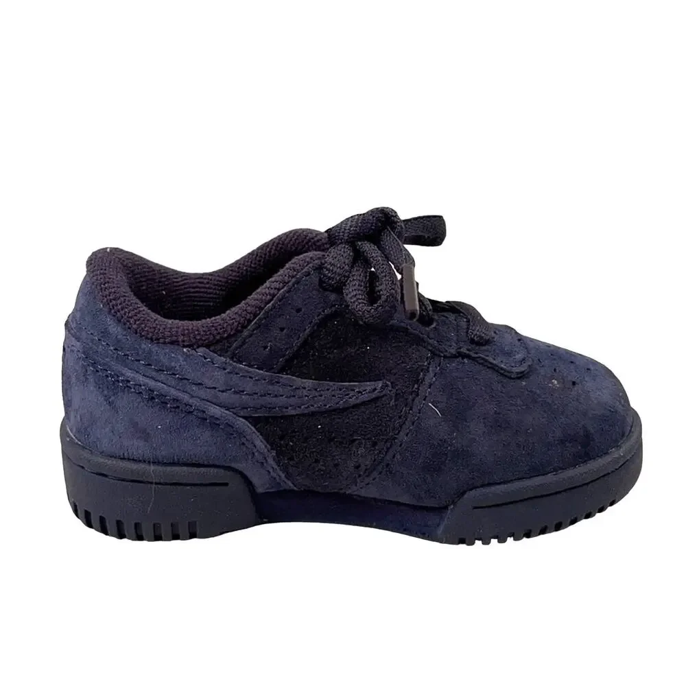 FILA Fitness Premium Blue Suede Baby Sneakers Size 5